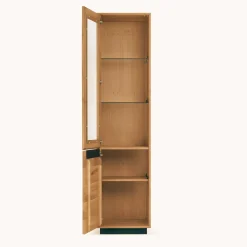 Vitrine en bois massif de chêne Bremen 1 - NordicStory