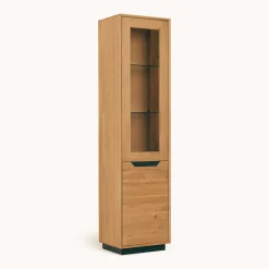 Vitrine en bois massif de chêne Bremen 1 - NordicStory
