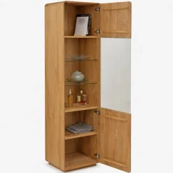 Vitrine en bois massif de chêne Genève 26 - NordicStory