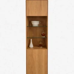 Vitrine en bois massif de chêne Genève 26 - NordicStory